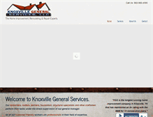 Tablet Screenshot of knoxvillegeneralservices.com
